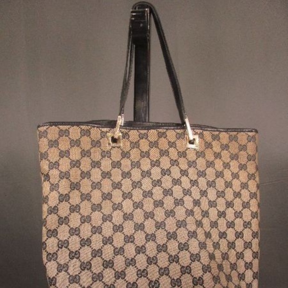 🛑SOLD🛑  GUCCI Large Canvas Monogram Tote - Picture 2 of 7